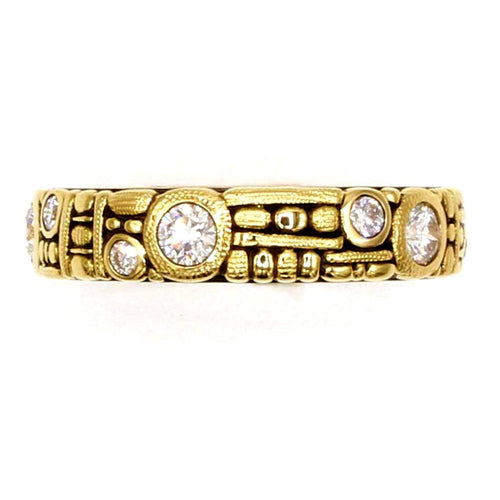 18K "Rountree" Diamond Band - R-154D-Alex Sepkus-Renee Taylor Gallery