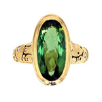 18K "Lake Garda" Green Tourmaline & Diamond Ring - R-205D-Alex Sepkus-Renee Taylor Gallery