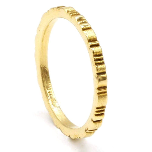 18K "Ridges" Band - R-213-Alex Sepkus-Renee Taylor Gallery