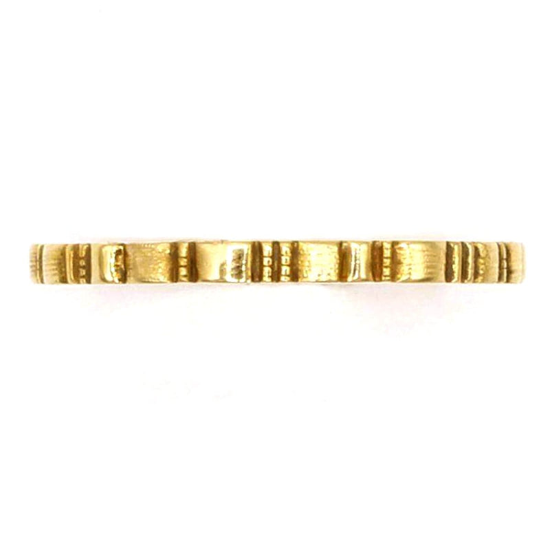 18K "Ridges" Band - R-213-Alex Sepkus-Renee Taylor Gallery