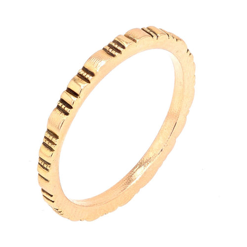 18K "Ridges" Rose Gold Band - R-213R-Alex Sepkus-Renee Taylor Gallery