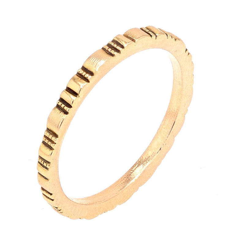 18K "Ridges" Rose Gold Band - R-213R-Alex Sepkus-Renee Taylor Gallery