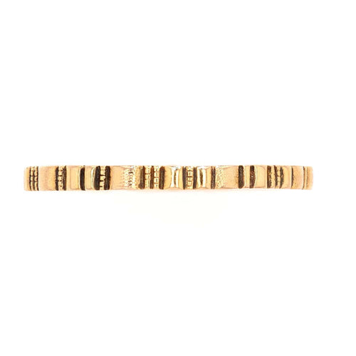 18K "Ridges" Rose Gold Band - R-213R-Alex Sepkus-Renee Taylor Gallery