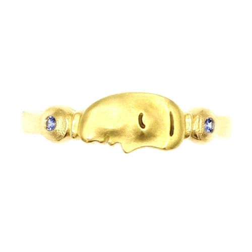 18K "The Big Sleep" Sapphire Ring - R-228S-Alex Sepkus-Renee Taylor Gallery