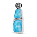 Marina Large Necklace - Nmari01-00-Marahlago Larimar-Renee Taylor Gallery
