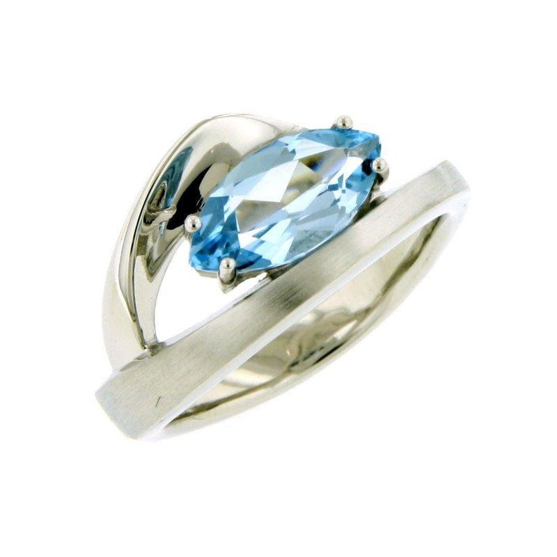 Sterling Silver Blue Topaz Ring - 42/83714-BT-Breuning-Renee Taylor Gallery