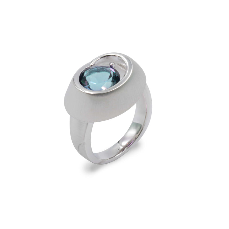 Sterling Silver Blue Topaz Ring - 42/84835-BT-Breuning-Renee Taylor Gallery