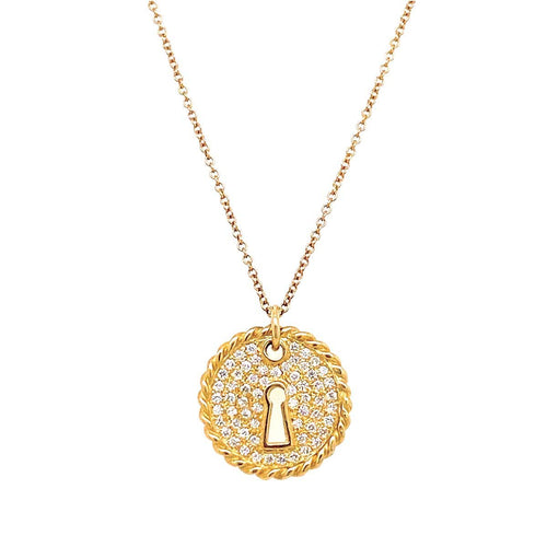 14K Gold & Diamond Necklace - M6212-Marika-Renee Taylor Gallery