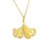 Marika 14k Gold & Diamond Gingko Leaf Necklace - MA7842-Marika-Renee Taylor Gallery