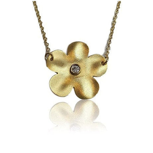 Marika 14k Gold & Diamond Flower Necklace - M1763-Marika-Renee Taylor Gallery