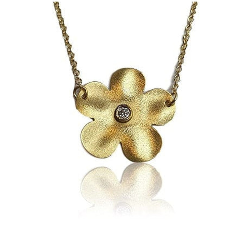 Marika Diamond & 14k Gold Flower Necklace - MA1763-Marika-Renee Taylor Gallery