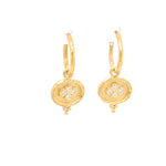 14K Gold & Diamond Earrings - M7770