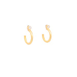 14K Gold & Diamond Earrings - M7781