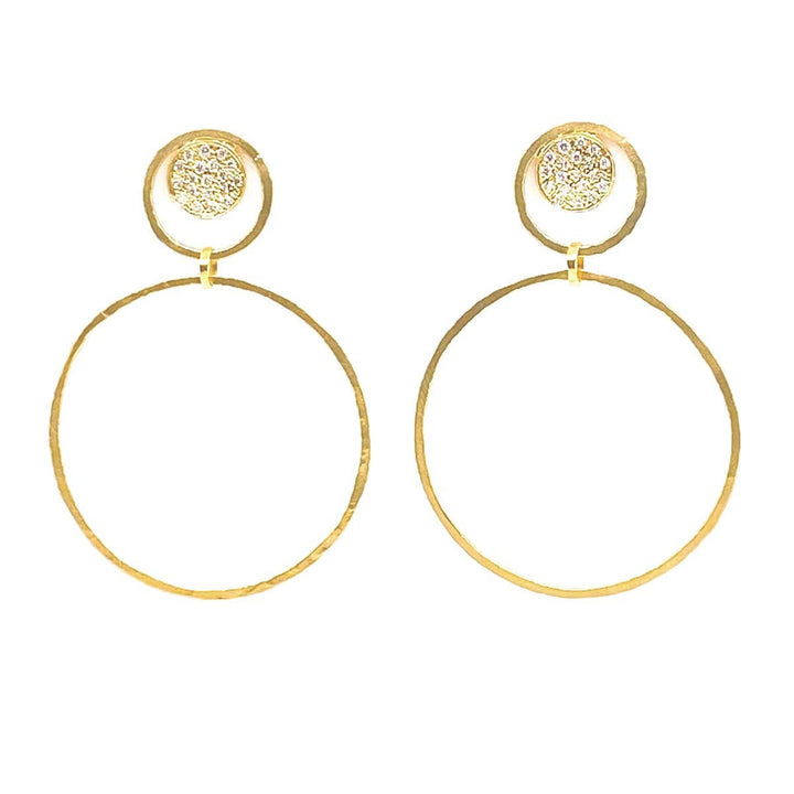 14K Gold & Diamond Earrings - M7762-Marika-Renee Taylor Gallery