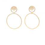 Marika 14k Gold & Diamond Earrings - M7762