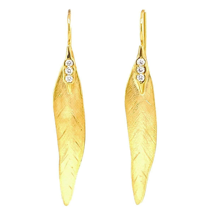 14K Gold & Diamond Earrings - M5552-Marika-Renee Taylor Gallery
