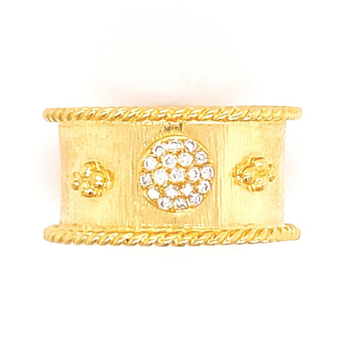 Marika 14k Gold & Diamond Ring - M6437-Marika-Renee Taylor Gallery