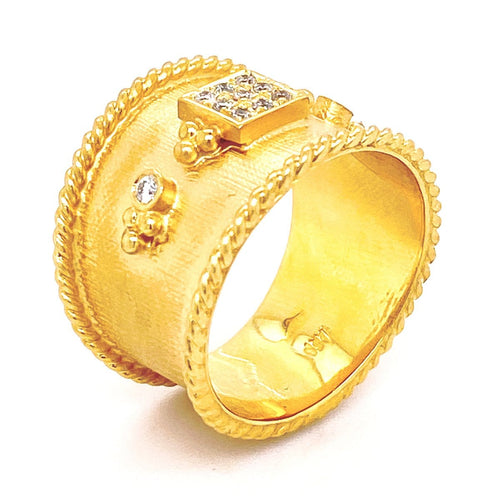 Marika 14k Gold & Diamond Ring - M6438-Marika-Renee Taylor Gallery