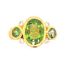 Marika Green Tourmaline & Dia. 14k Gold Ring - MA7719-Marika-Renee Taylor Gallery