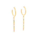 Marika Diamond, Sapphire & 14k Gold Earrings - M7699