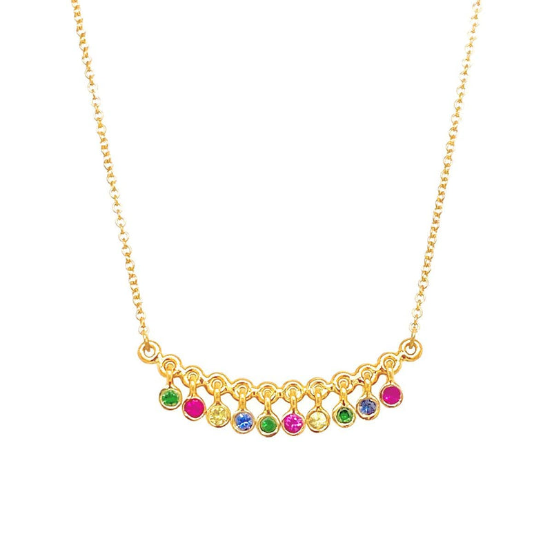 14K Gold & Sapphire Necklace - M7337-Marika-Renee Taylor Gallery