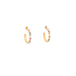 Marika Diamond, Sapphire & 14k Gold Earrings - M7752