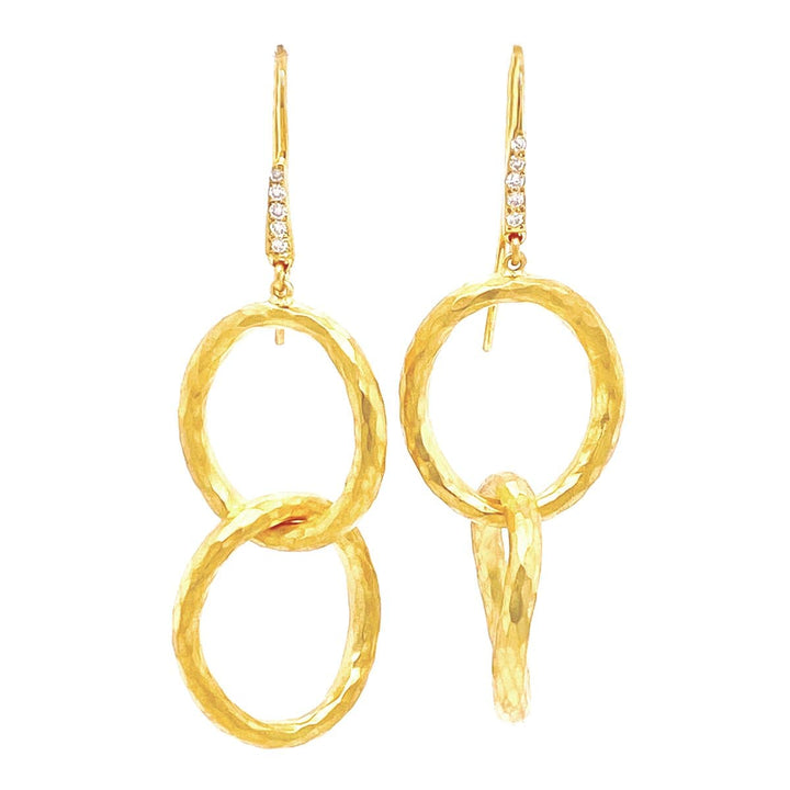 14K Gold & Diamond Earrings - M7495-Marika-Renee Taylor Gallery