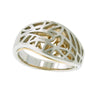 Rose Gold Plated Sterling Silver Ring - 44/08209-Breuning-Renee Taylor Gallery