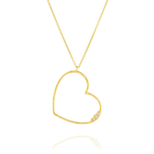 Marika 14k Gold & Diamond Heart Necklace - M6735-Marika-Renee Taylor Gallery