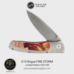 Rogue Fire Storm Limited Edition Knife - C15 FIRE STORM