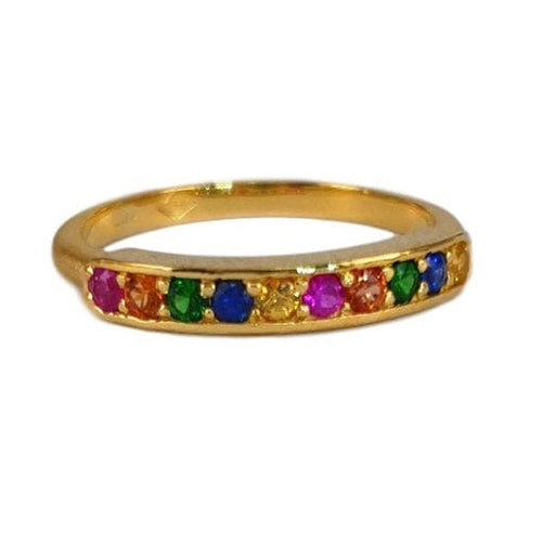 Marika 14k Gold & Sapphire Ring - M8123-Marika-Renee Taylor Gallery