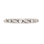 Platinum Crisscross Diamond Band - R-121P-Alex Sepkus-Renee Taylor Gallery