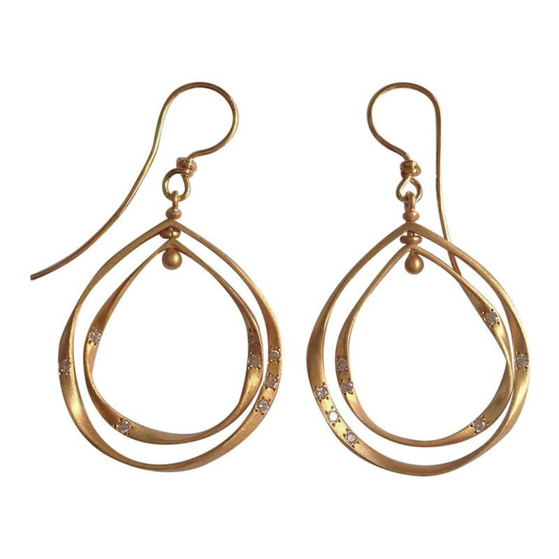 Marika 14k Gold & Diamond Earrings - M4533-Marika-Renee Taylor Gallery