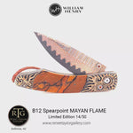 Spearpoint Mayan Flame Limited Edition Knife - B12 MAYAN FLAME