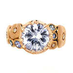 18k Rose Gold "Orchard" Sapphire & Diamond Ring - R-129S-Alex Sepkus-Renee Taylor Gallery