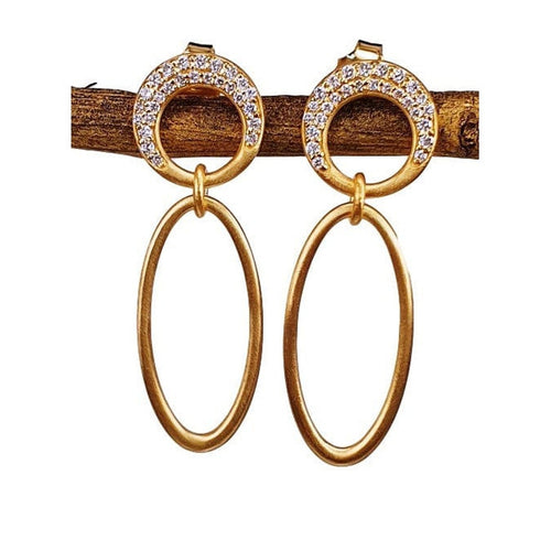Marika 14k Gold & Diamond Earrings - M8269-Marika-Renee Taylor Gallery