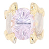 14K Gold & Crystalline Silver Lilac Amethyst Ring - 47825-Shelli Kahl-Renee Taylor Gallery