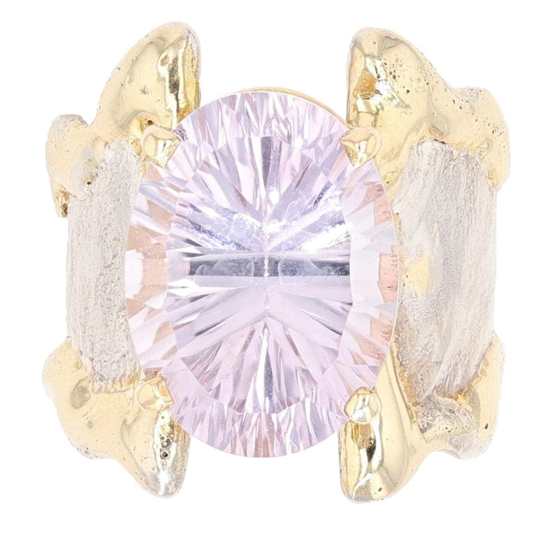14K Gold & Crystalline Silver Lilac Amethyst Ring - 47825-Shelli Kahl-Renee Taylor Gallery