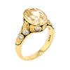 18K "Monica" Yellow Sapphire & Diamond Ring - R-209D-Alex Sepkus-Renee Taylor Gallery