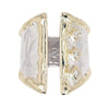 14K Gold & Crystalline Silver Diamond Ring - 50289-Shelli Kahl-Renee Taylor Gallery