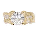 14K Gold & Crystalline Silver White Topaz Ring - 50304-Shelli Kahl-Renee Taylor Gallery