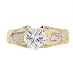 14K Gold & Crystalline Silver White Topaz Ring - 50305-Shelli Kahl-Renee Taylor Gallery