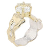 14K Gold & Crystalline Silver White Topaz Ring - 51836-Shelli Kahl-Renee Taylor Gallery