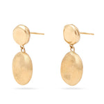 18K Gold & Diamond Jaipur Double Drop Earrings - OB1775 Y-Marco Bicego-Renee Taylor Gallery