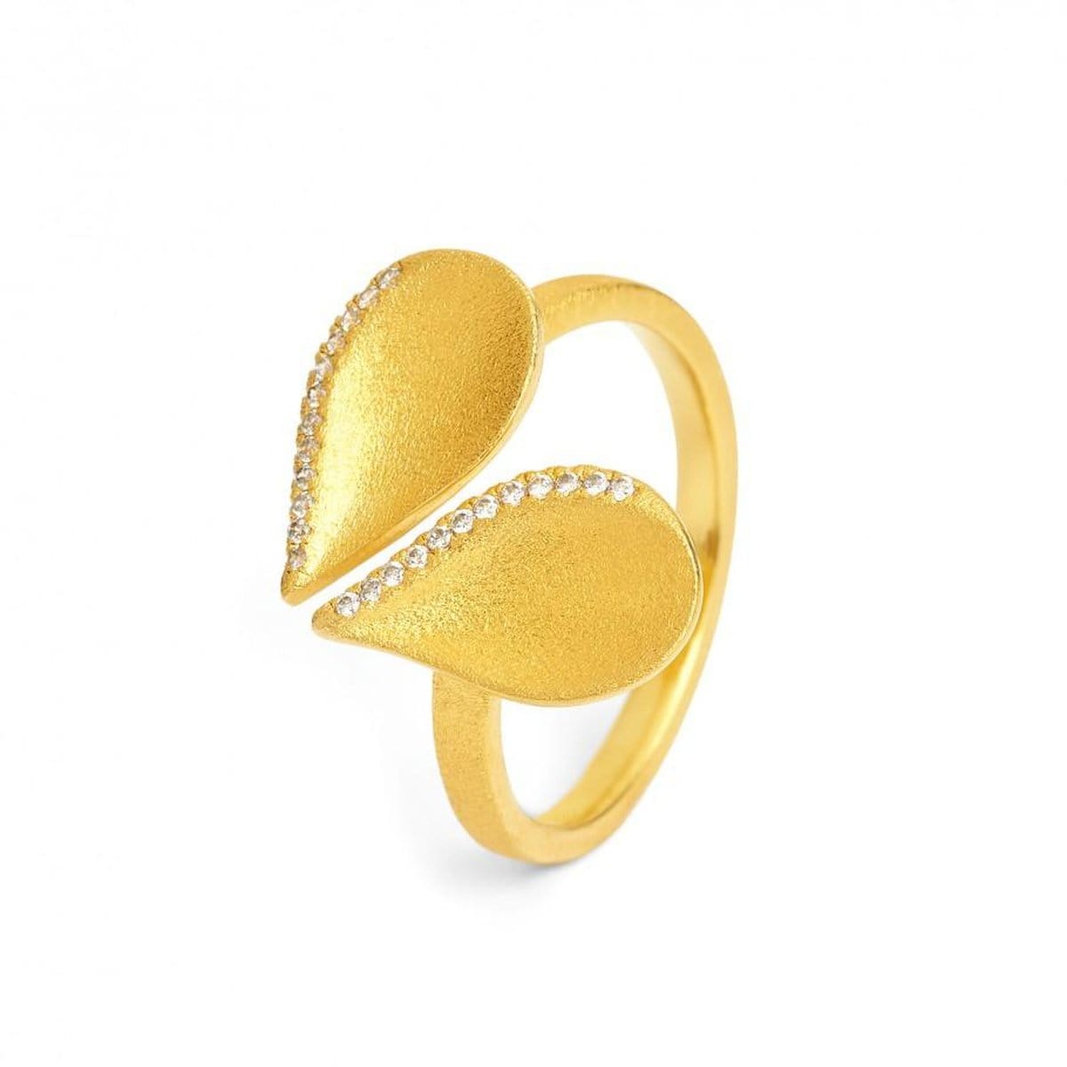 指輪・リング EOU STUDIO Holiday R1GOLD Aquison Zirconia Ring - 52250156 - Bernd Wolf