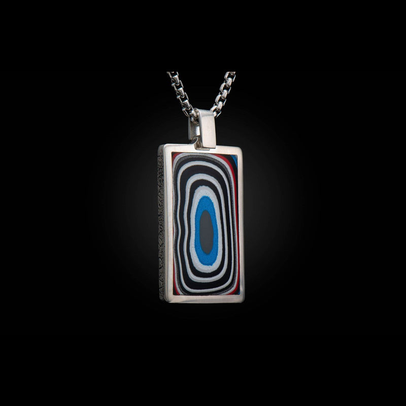 Men's Fordite Pinnacle Necklace - P43 FD-William Henry-Renee Taylor Gallery