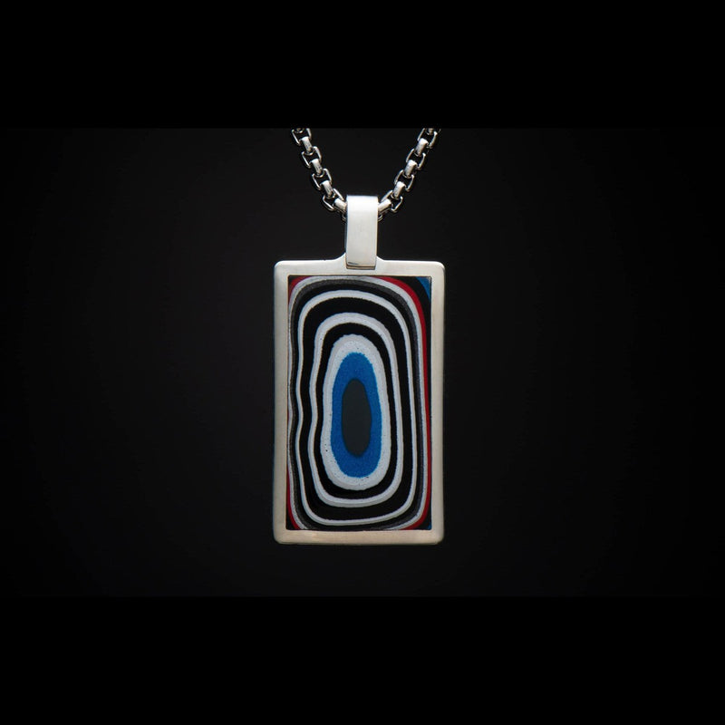 Men's Fordite Pinnacle Necklace - P43 FD-William Henry-Renee Taylor Gallery