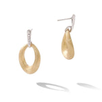 18K Lucia Diamond Loop Earrings - OB1723-B-YW-Marco Bicego-Renee Taylor Gallery