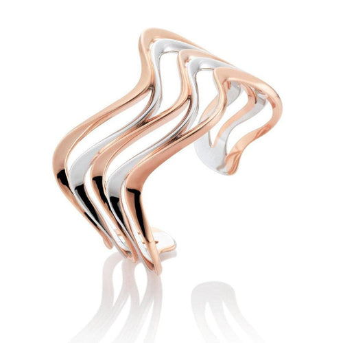 Rose Gold Plated Sterling Silver Cuff - 54/00852-RH/R-Breuning-Renee Taylor Gallery