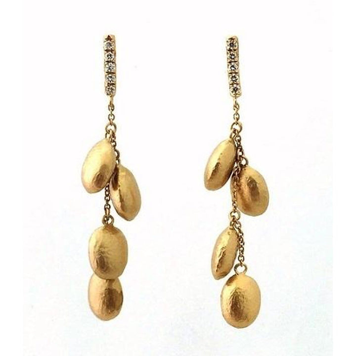 14K Gold & Diamond Earrings - M5637-Marika-Renee Taylor Gallery